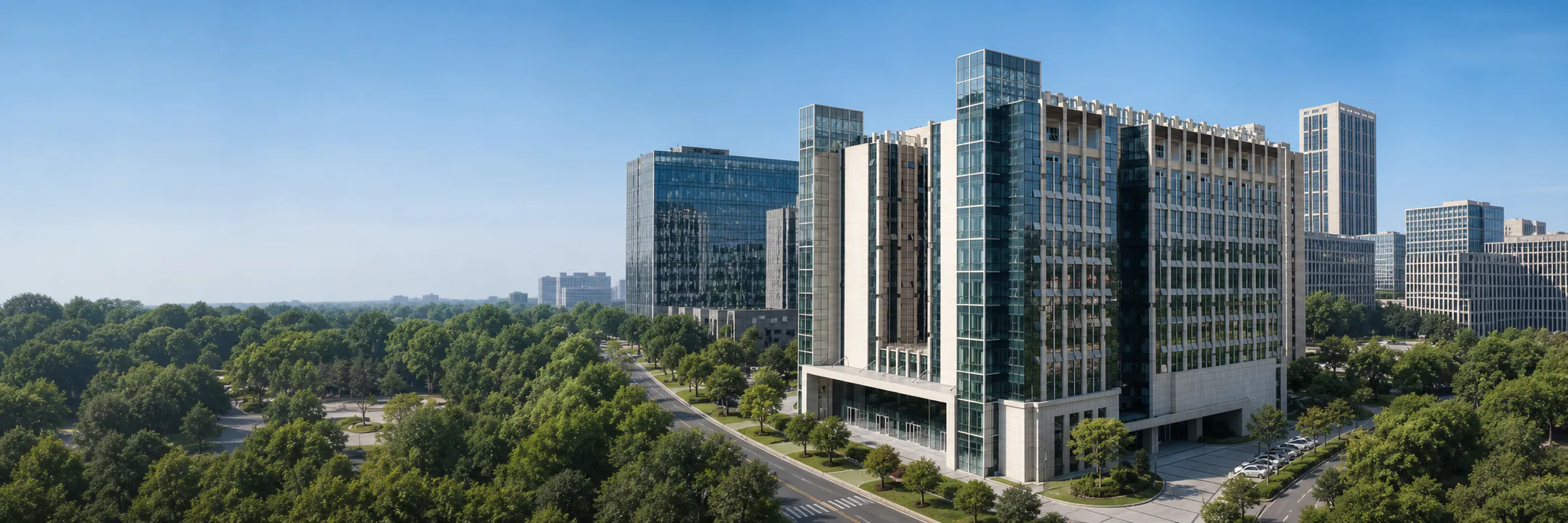 Main building at the LUMIRABIO operating campus in Fujian, China